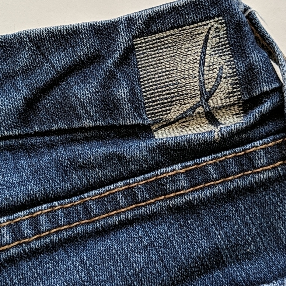 Western Festival Micro Shorts Denim Los Angeles Rising Starlet  Shorts Size 25 - Picture 4 of 12